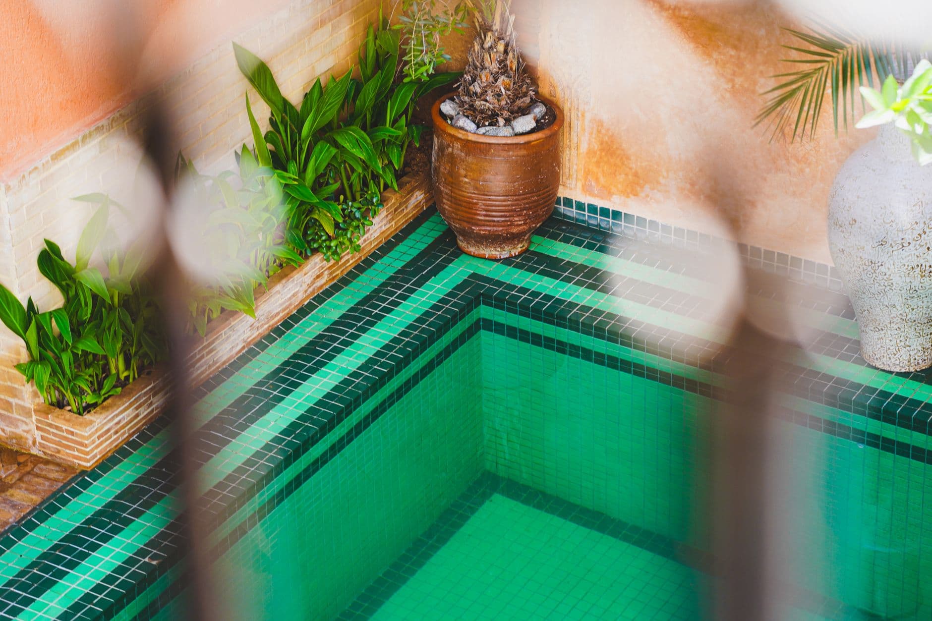 Spa-Pool im Grünen