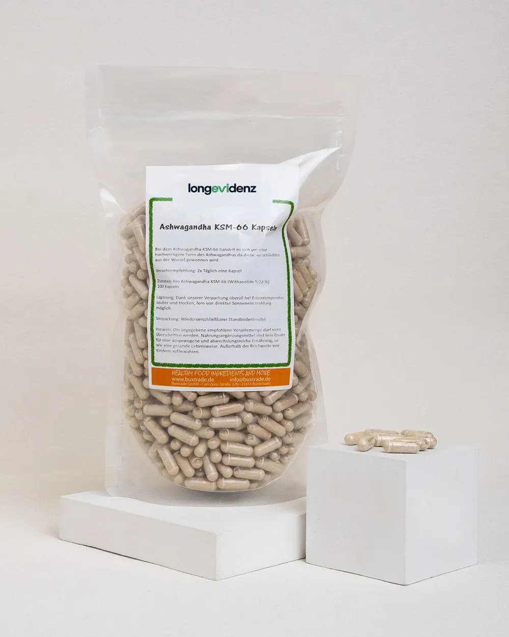 Ashwagandha KSM-66 Kapseln