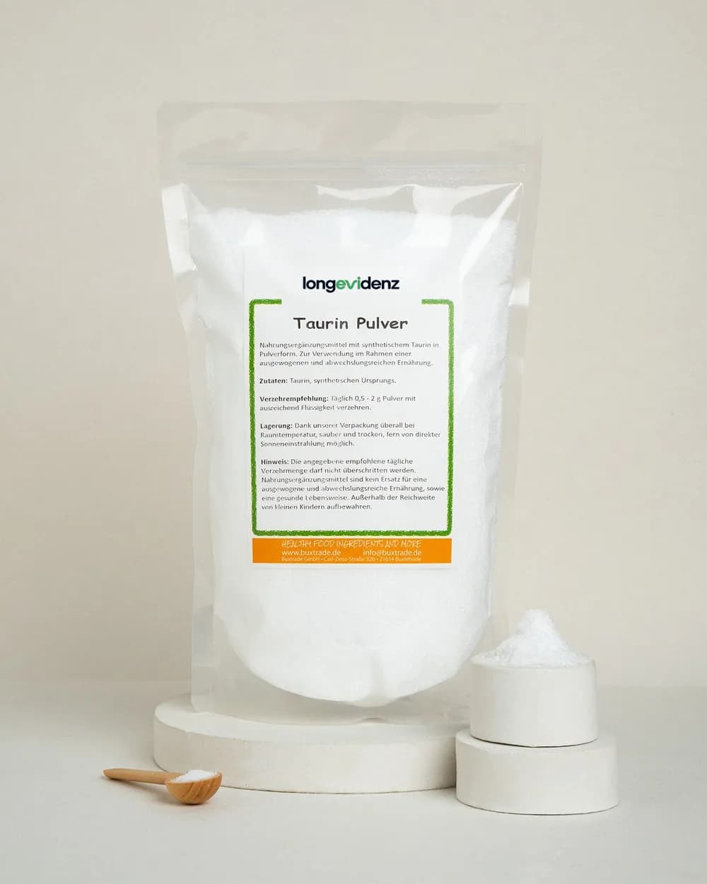 Taurin - 100% reines Pulver